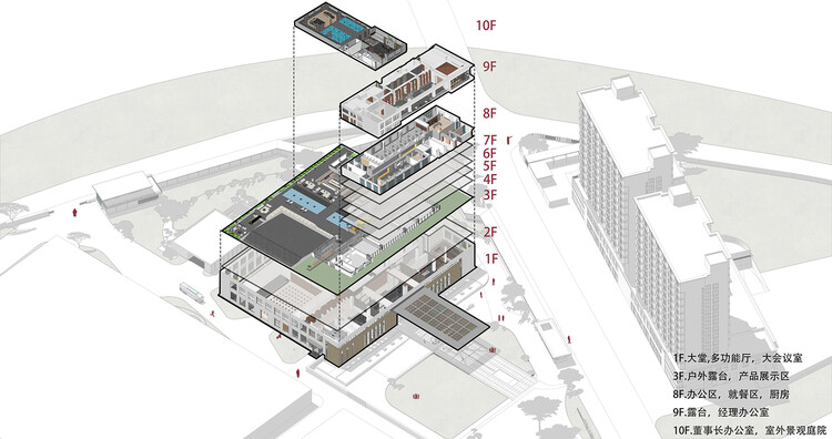 金华上市公司办公楼设计 / UD studio - 41 的图像 41