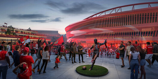 Populous Designs Redevelopment Master Plan for Lisbon’s Estádio da Luz - Image 6 of 13