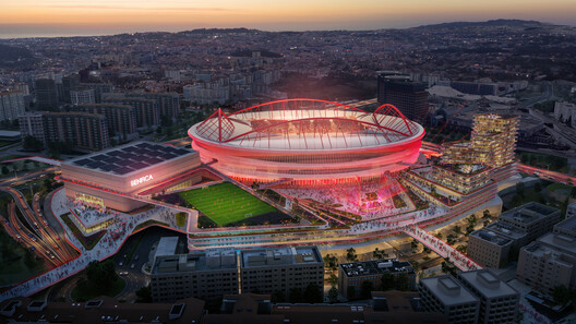 Populous Designs Redevelopment Master Plan for Lisbon’s Estádio da Luz - Image 2 of 13