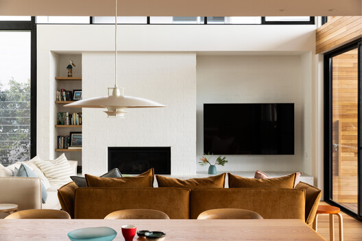 Bawley Point 01 House / Watershed Architects - Interior Photography, Living Room, Wood, Sofa, Table, Chair