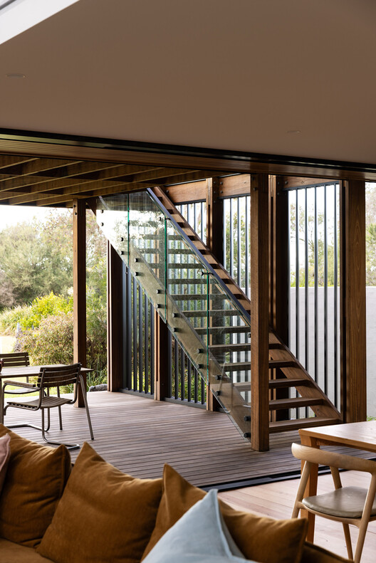 Bawley Point 01 House / Watershed Architects - Interior Photography, Wood, Deck, Chair, Balcony, Beam