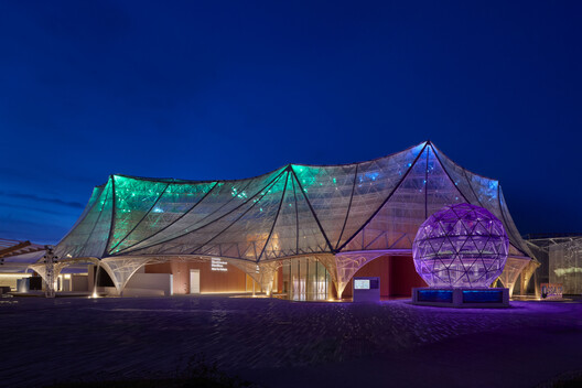Osaka Expo 2025 Healthcare Pavilion Nest for Reborn / Tohata Architects & Engineers - Exterior Photography, Lighting