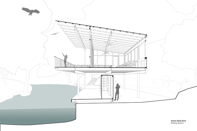 Plataforma de descanso/ Furman + Keil Architects - Imagen 16 de 16