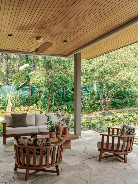 Casa PAB / SAAG Arquitetura - Fotografía interior, Madera, Sillas, Mesas, Patio