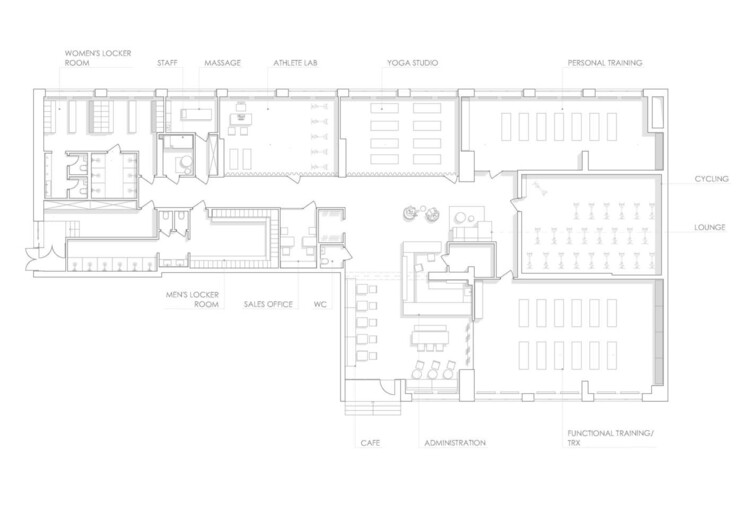 ¿Bares dentro de gimnasios?: interiores que integran deportes y hábitos saludables desde la arquitectura - Imagen 18 de 19