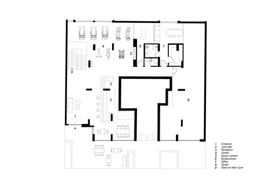 ¿Bares dentro de gimnasios?: interiores que integran deportes y hábitos saludables desde la arquitectura - Imagen 19 de 19