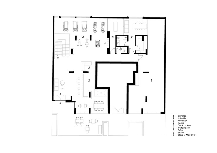 ¿Bares dentro de gimnasios?: interiores que integran deportes y hábitos saludables desde la arquitectura - Imagen 19 de 19