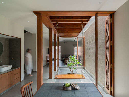 H-House / Studio Nirbaadh - Interior Photography, Wood, Door, Beam