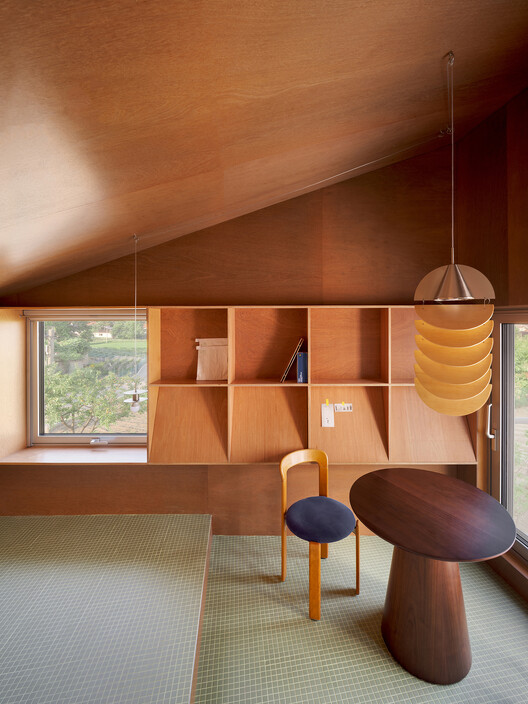 A House that Embraces Its Vegetable Garden  / sukchulmok+BRBB Architects - Interior Photography, Wood, Lighting