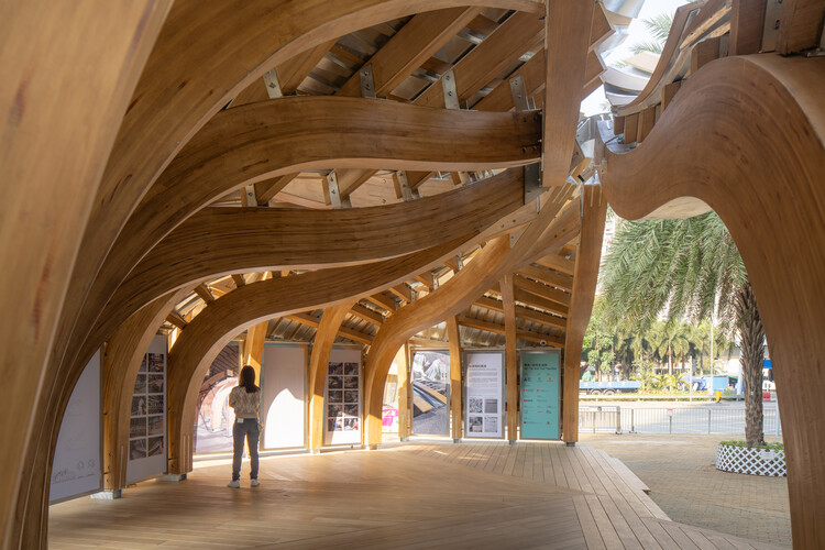 Laboratório de Vida Urbana / Su Chang Design Research Office - Fotografia de Interiores, Centro Comunitário, Viga