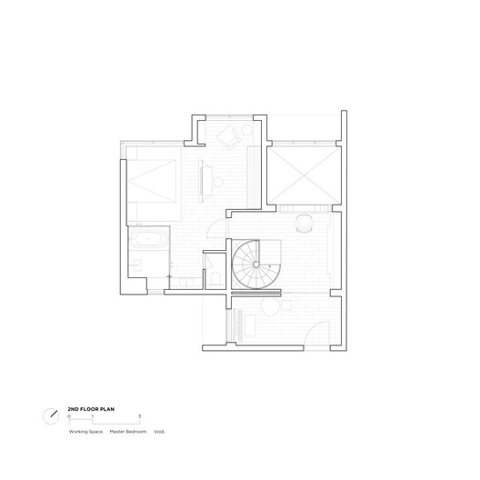 Ts Lunar Cavern Duplex Residence  / KHOA VU + TAA DESIGN - Image 25 of 29