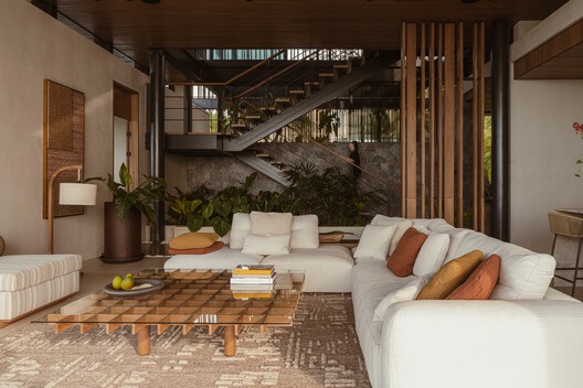 Solai House / Studio Saxe - Interior Photography, Living Room, Wood, Chair