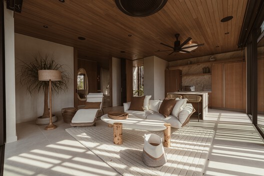 Solai House / Studio Saxe - Interior Photography, Living Room, Wood, Chair