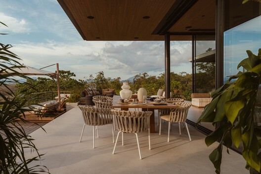 Solai House / Studio Saxe - Interior Photography, Dining room, Wood, Chair, Balcony, Patio