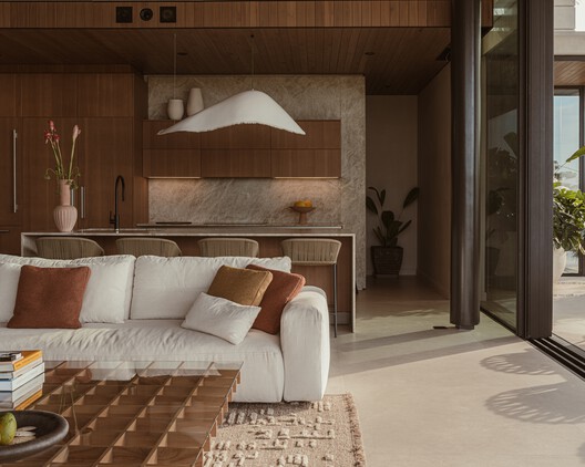 Solai House / Studio Saxe - Interior Photography, Living Room, Wood, Sofa, Table, Chair