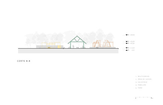 Espaço Comunitário na CTM Culhuacán / AMASA Estudio, Andrea López + Agustín Pereyra - Imagem 24 de 28