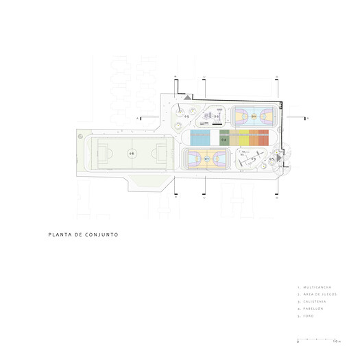 Espaço Comunitário na CTM Culhuacán / AMASA Estudio, Andrea López + Agustín Pereyra - Imagem 22 de 28