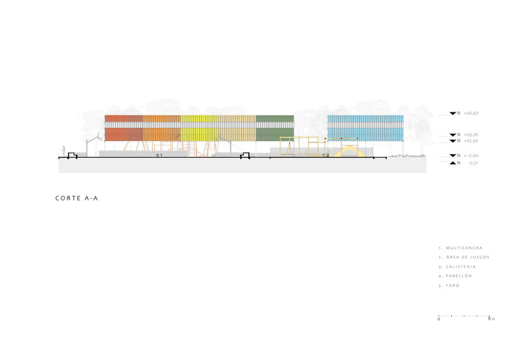 Espaço Comunitário na CTM Culhuacán / AMASA Estudio, Andrea López + Agustín Pereyra - Imagem 23 de 28