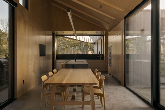 South Bay House / StudioAC - Interior Photography, Dining room, Wood, Beam