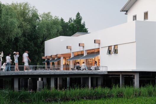 西溪·果麦书店 / 紋建筑 - 建筑图, 阳台
