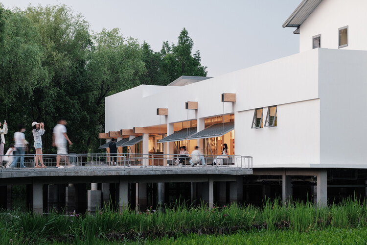 西溪·果麦书店 / 紋建筑 - 建筑图, 阳台
