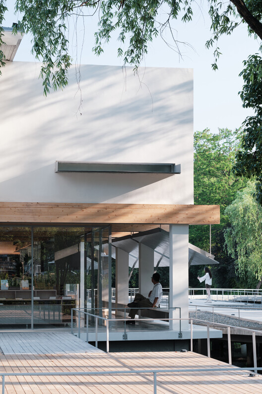 西溪·果麦书店 / 紋建筑 - 建筑图, 木头