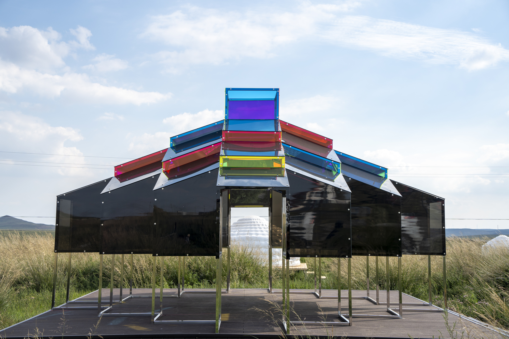 Modern Mongolian Ger Installation / Ger Atelier