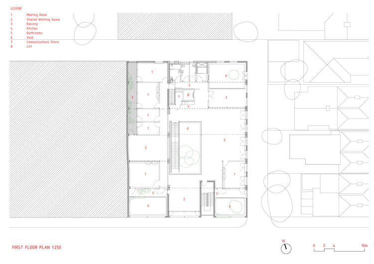 Co-working Sanders Place / NMBW Architecture Studio - Imagem 14 de 17