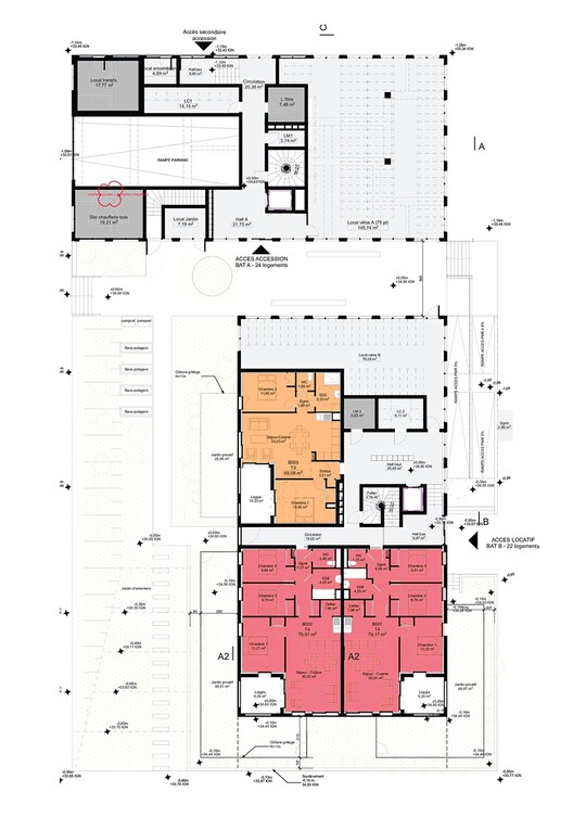 Vivienda Colectiva ES3/ Lemoal Architectes + 2PM A - Imagen 21 de 22
