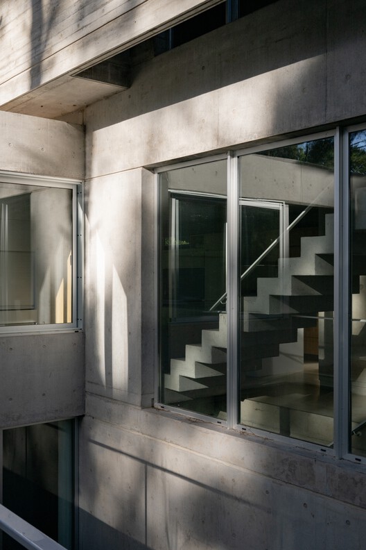 Casa Choique / Estudio Galera - Fotografía interior, Escaleras, Concreto, Vidrio