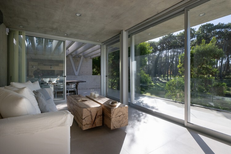 Casa Choique / Estudio Galera - Fotografía interior, Madera, Vidrio, Sillas