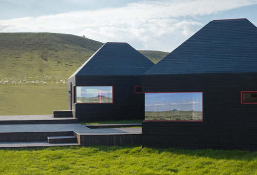 Ulanhada Volcano Hotless Cosmic Grassland New Camp / Ger Atelier