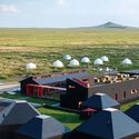 2024年竣工！乌兰察布火山草原新民宿：蒙古包智慧新生，杆式建筑拥抱自然 - 图片 2