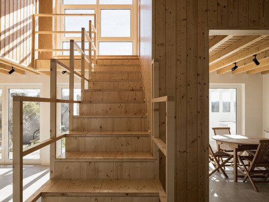Orca House / dbA. arquitectura - Interior Photography, Wood, Stairs, Handrail, Beam