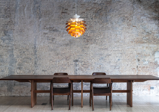 SAGA Vietnam Office / SAGA Space Architects - Interior Photography, Dining room, Wood, Lighting, Chair