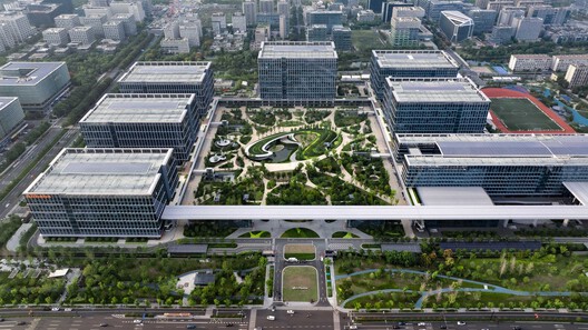 Alibaba Xixi Campus (Park C) / ASPECT Studios - Exterior Photography, Aerial View Photography