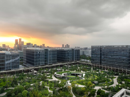 Alibaba Xixi Campus (Park C) / ASPECT Studios - Exterior Photography, Cityscape, Garden