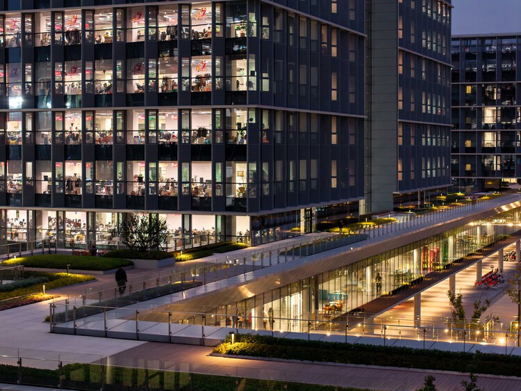 Alibaba Xixi Campus / ASPECT Studios - Fotografia de Exterior, Fachada, Vidro
