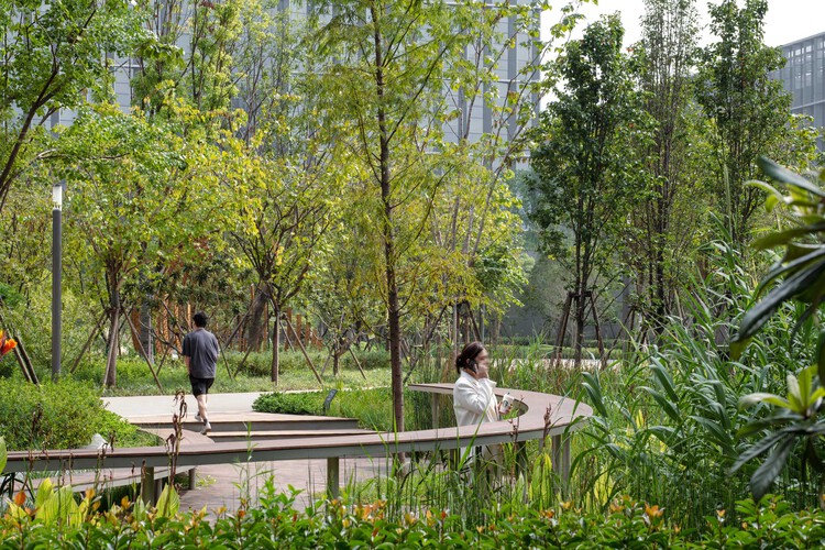 Alibaba Xixi Campus / ASPECT Studios - Fotografia de Exterior, Jardim