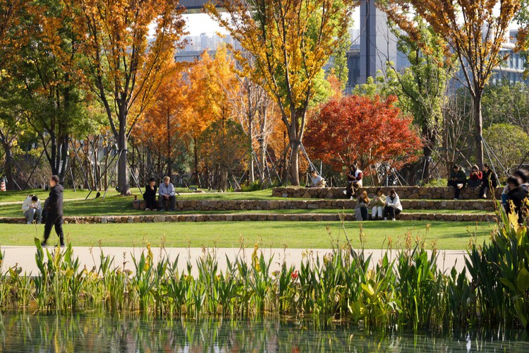 Alibaba Xixi Campus / ASPECT Studios - Fotografia de Exterior, Jardim