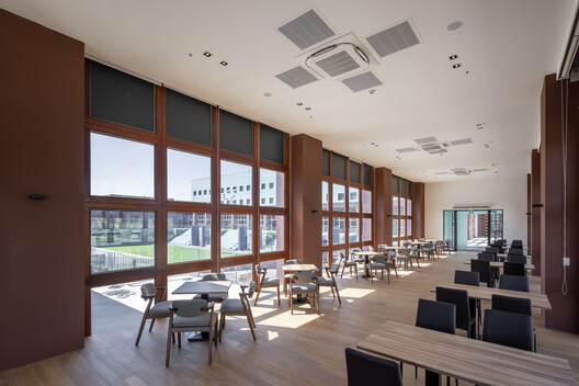 Reinterpretation of National Museum of Prehistory / Ja-Sheng Chen Architects - Interior Photography, Dining room, Wood, Glass, Chair