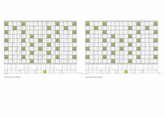 60 viviendas sociales en la Plaza de Les Glòries, Barcelona / SV60 Arquitectos - Imagen 24 de 26