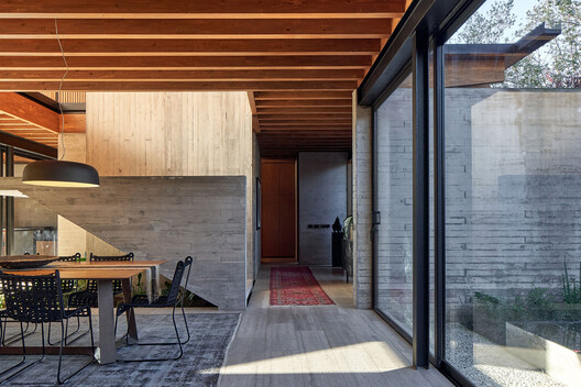 Casa La Chupalla / Juan Carlos Sabbagh Arquitectos - Fotografía interior, Madera, Fijación Vigas, Terraza