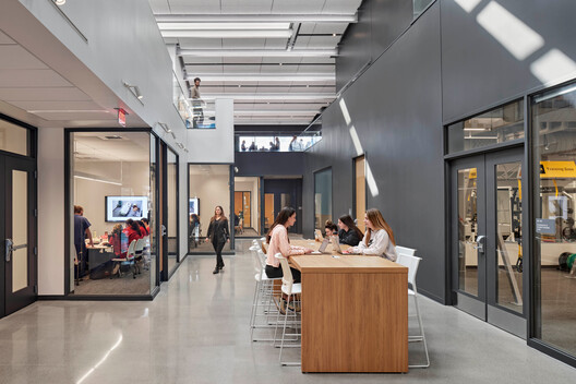Hursey Center at University of Hartford / Payette - Interior Photography, Glass, Chair