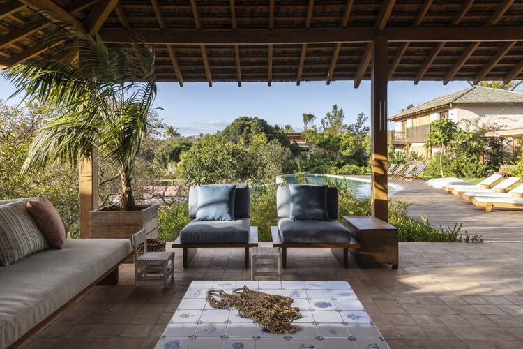 Casa Ība / Daniel Fromer - Fotografía interior, Sala de estar, Madera, Sillas, Patio, Terraza