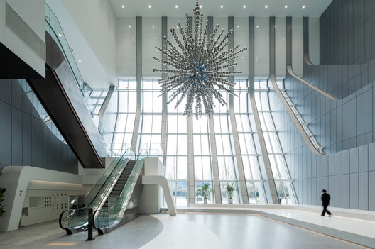 Park1538 Gwangyang Cultural Complex / UnSangDong Architects + POSCO A&C - Interior Photography, Glass
