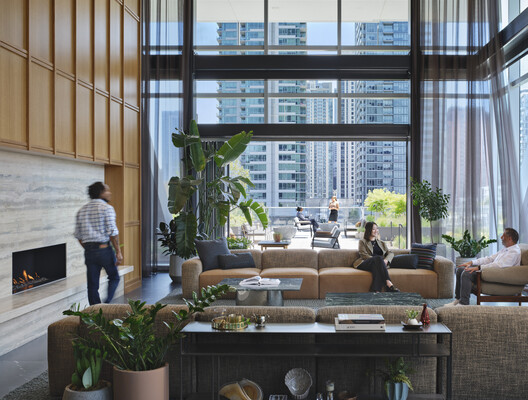 360 北格林办公大楼 / Gensler - 室内图, 起居室, 椅子, 玻璃