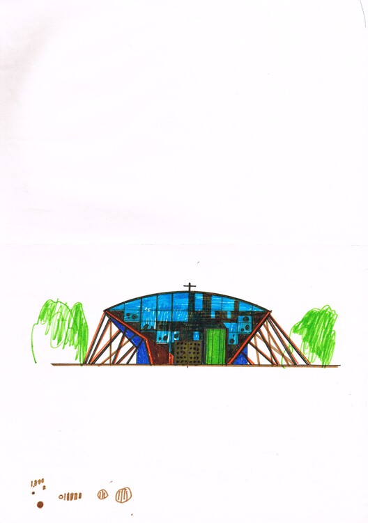 Clorindo Testa's  Artistic and Architectural Experimentation: Colors and Asymmetrical Plays in Spaces of Worship - Image 29 of 39