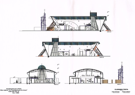 Clorindo Testa's  Artistic and Architectural Experimentation: Colors and Asymmetrical Plays in Spaces of Worship - Image 19 of 39