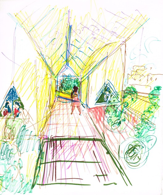 Clorindo Testa's  Artistic and Architectural Experimentation: Colors and Asymmetrical Plays in Spaces of Worship - Image 5 of 39